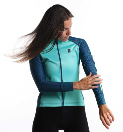 Long sleeve cycling jersey SCUBA LATITUDE (WOMAN)