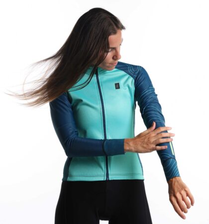 Maillot cycliste manche longue SCUBA LATITUDE (FEMME)