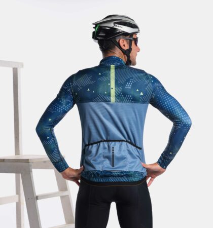 Maillot ciclista manga larga SLIM LATITUDE (HOMBRE)