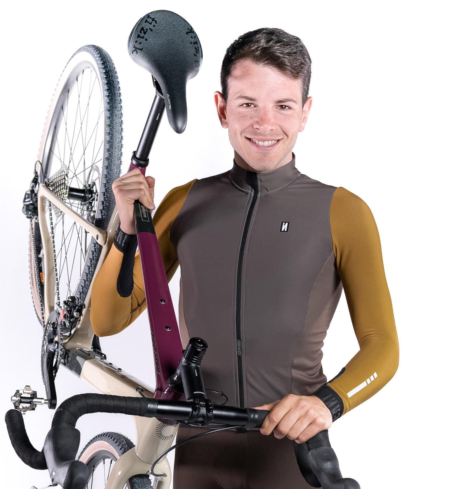 Maillot Cyclisme Homme Nalini Rouge – Taille M – Manches Courtes