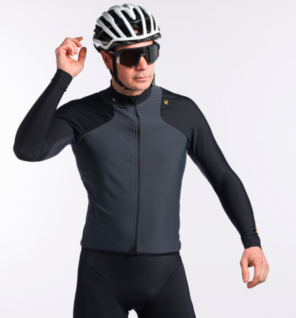 Long sleeve cycling jersey PURE GRAVITY ANTRACITA (MALE)
