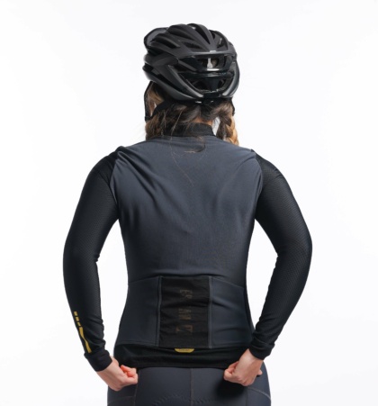 maillot ciclista mujer gris