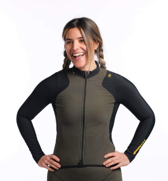 maillot ciclista manga larga mujer