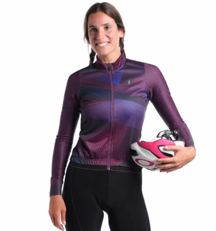 Long sleeve cycling jersey SLIM CITIC (WOMAN)