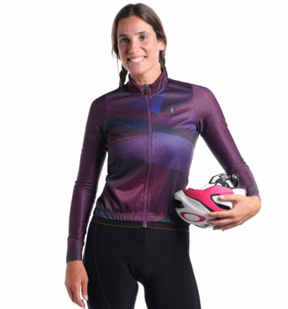 Long sleeve cycling jersey SLIM CITIC (WOMAN)