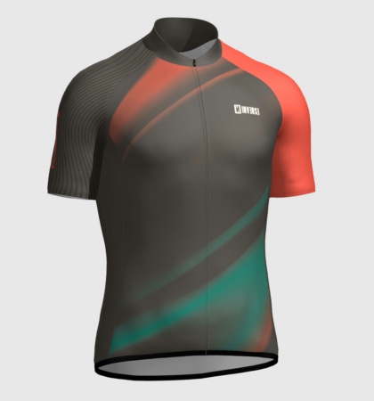 Custom cycling jersey with safety light