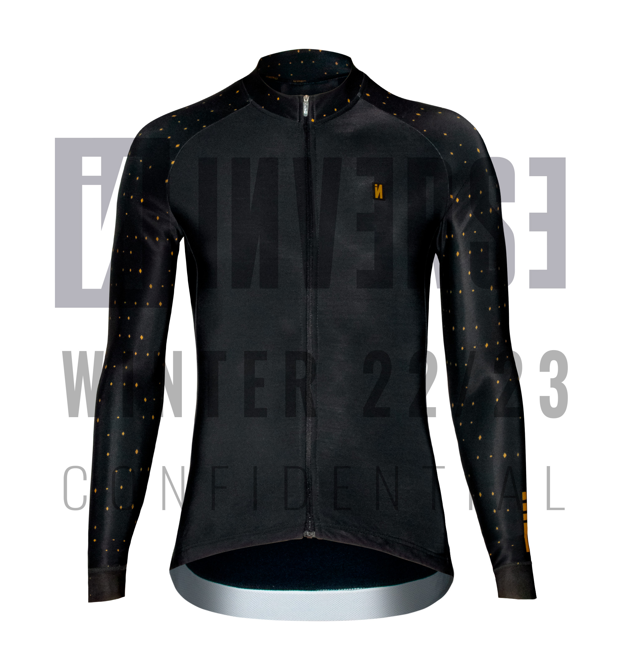 Maillot Cyclisme DNA – Italien – Manches Courtes, Zip Intégral, Rayé Bleu – Homme Taille M – Occasion