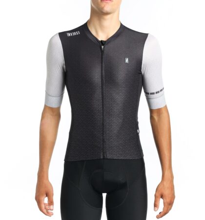 Short sleeve cycling jersey KOSMIK BLACK UNISEX