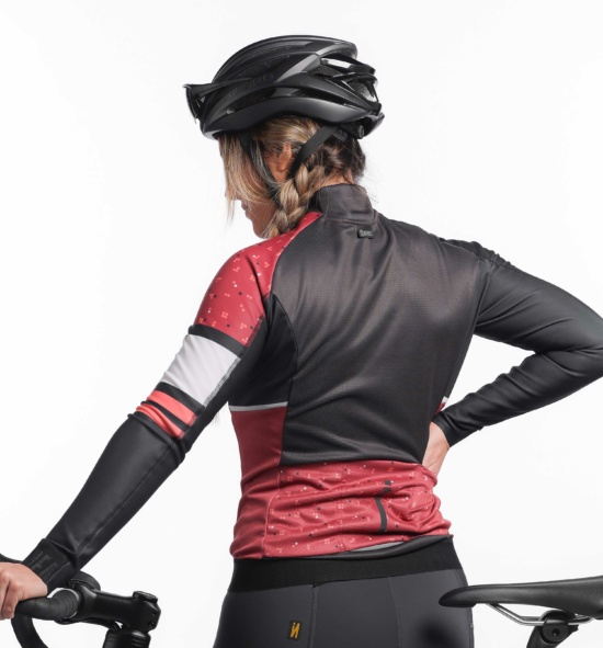 maillot manche longue cyclisme femme