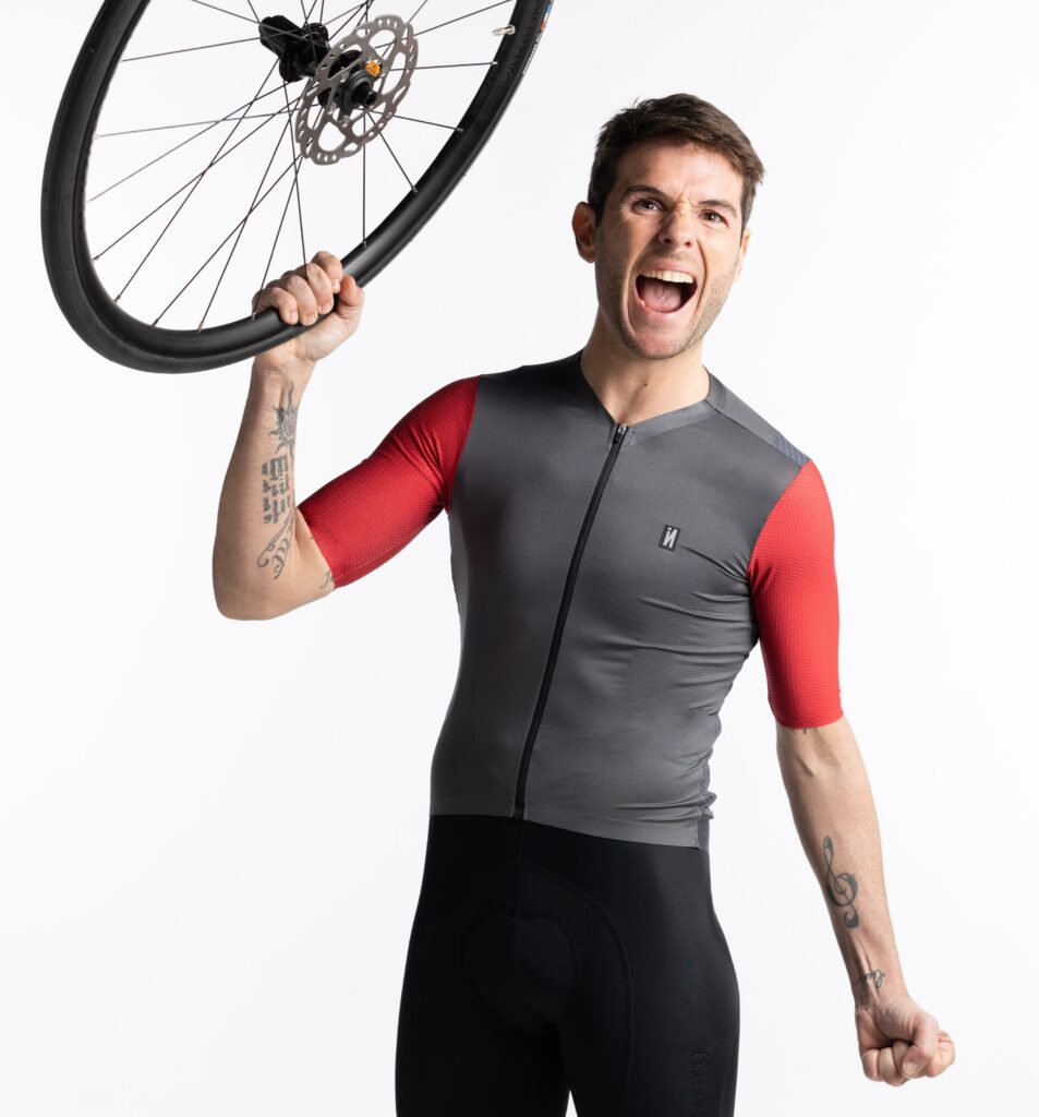 Maillot Cycliste Tinazzi TMS – Taille S (53 Cm), Homme, Manches Courtes, ES1