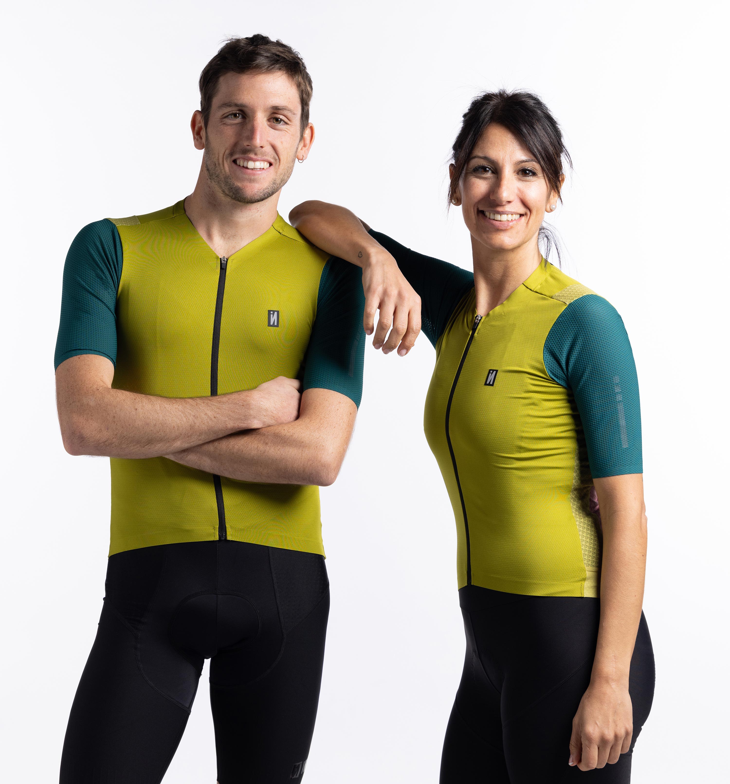 Maillot Cyclisme Jaune Taille S - Course Homme, Manches Courtes, Full Zip, 3 Poches + Poche Zippée