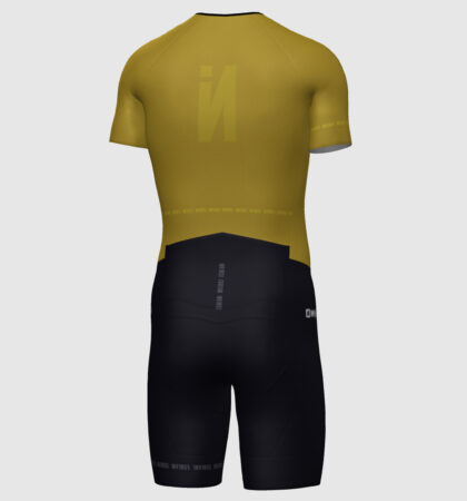 Custom short sleeve cycling skinsuit