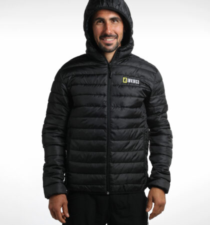 Super thin hooded down jacket