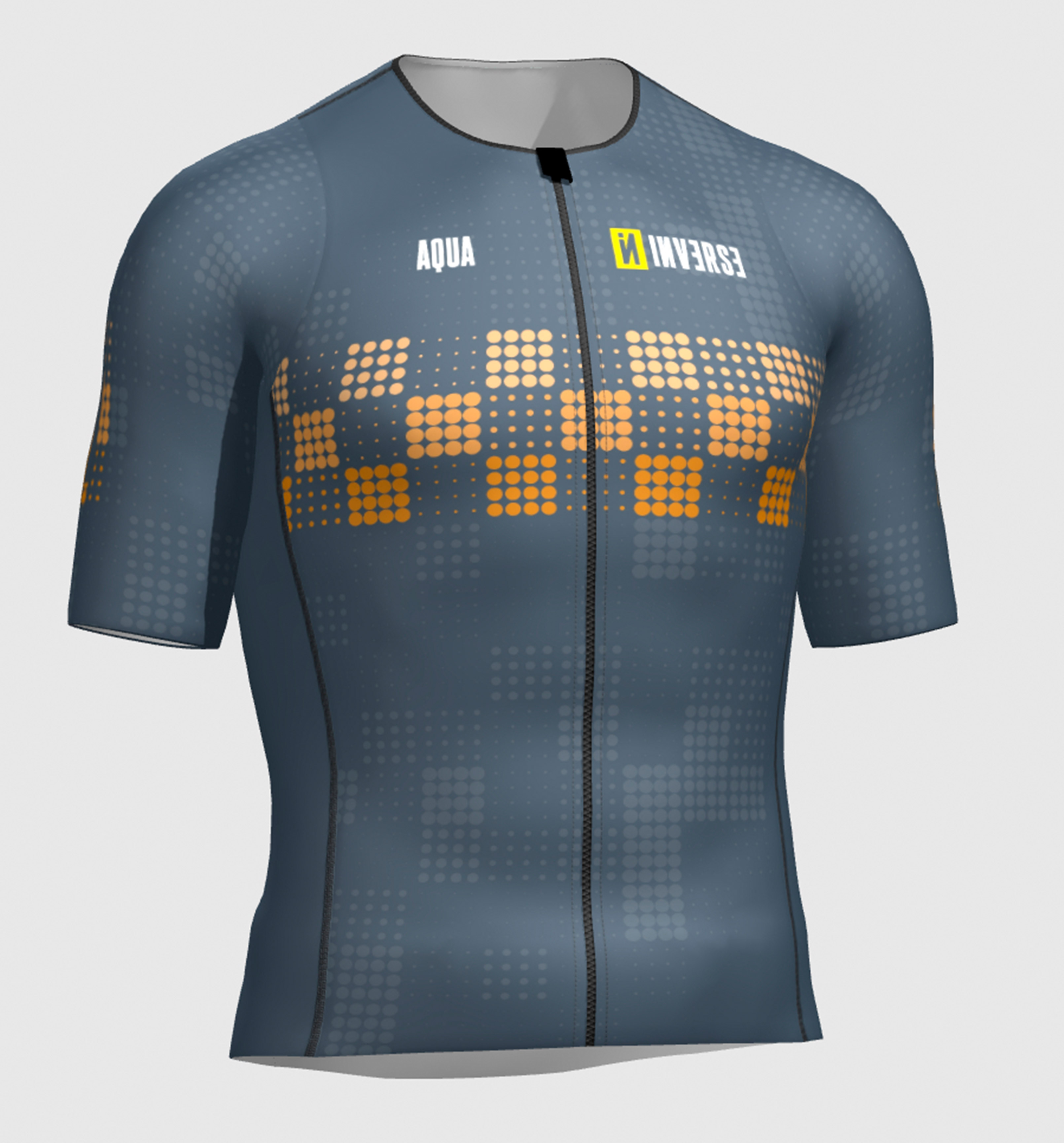 Top triathlon personnalisée manche courte AQUA